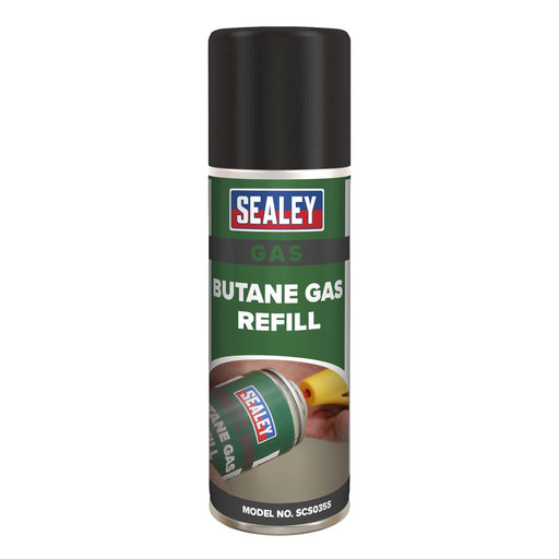 Sealey Butane Gas Charger 200ml Single SCS035S Sealey  - Dynamic Drive