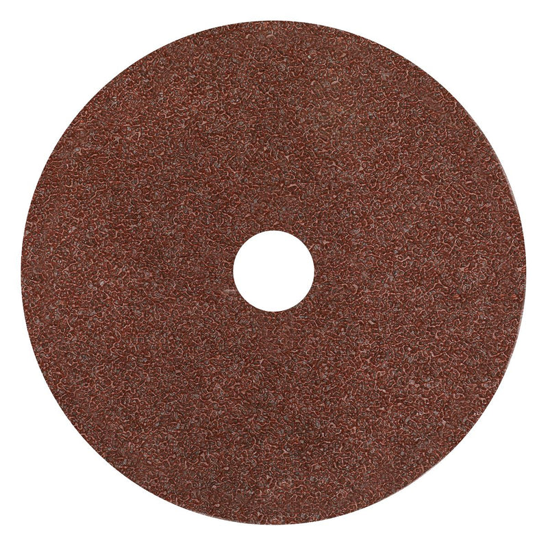 Sealey Fibre Backed Disc115mm 24Grit Pack of 25 WSD4524 Sealey - Dynamic Drive