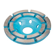 Silverline Diamond Grinding Wheel 100 x 22.23mm Double Row Silverline - Dynamic Drive