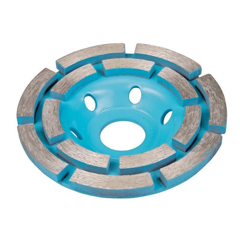 Silverline Diamond Grinding Wheel 100 x 22.23mm Double Row Silverline - Dynamic Drive