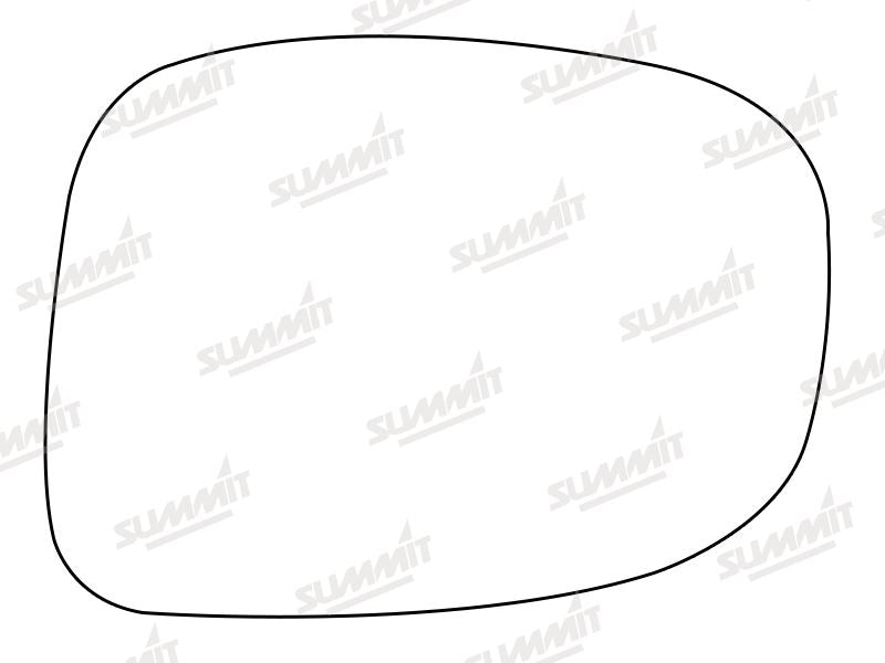 Summit Stick-On Aspheric Mirror Glass fits Lexus IS 220 05 on RHS Summit - Dynamic Drive