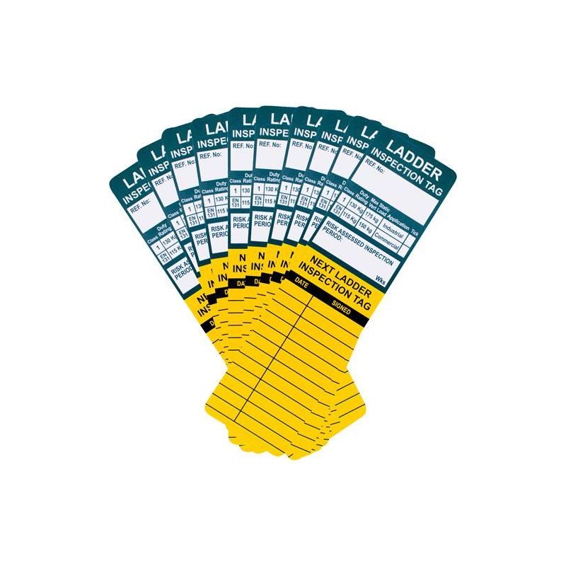 Scan Replacement Ladder Tag Inserts - Pack of 10 Scan - Dynamic Drive