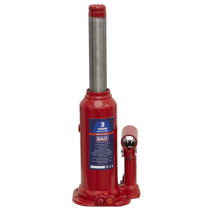 Sealey Bottle Jack 3tonne SJ3 Sealey  - Dynamic Drive