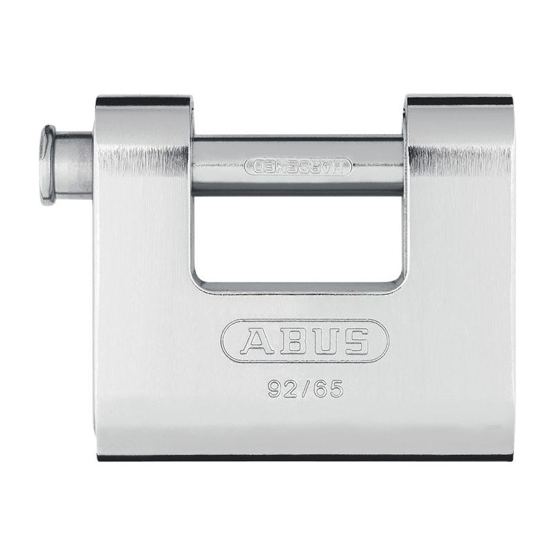 Abus Mechanical 92/65mm Monoblock Brass Body Shutter Padlock Carded ABUS Mechanical - Dynamic Drive