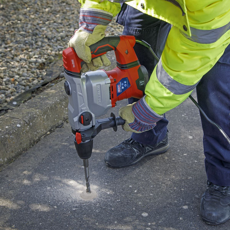 Sealey Rotary Hammer Drill SDS MAX40mm 1500W/230V SDSMAX40 Sealey - Dynamic Drive