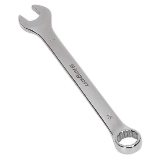 Sealey Combination Spanner 15mm S01015 Siegen by Sealey - Dynamic Drive