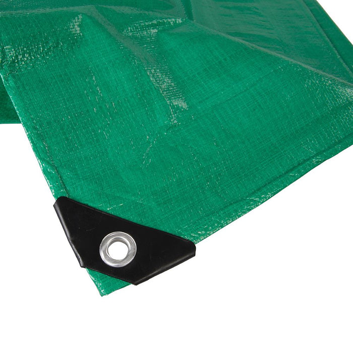 Silverline Heavy Duty Tarpaulin Cut 3 x 4m / Actual 2.85 x 3.9m Silverline - Dynamic Drive