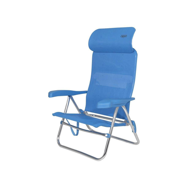 Crespo Beach Chair AL/205 Compact Blue Crespo - Dynamic Drive