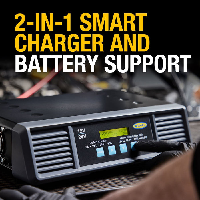 Ring Smart Charge Pro 50A 12/24V RSCP5024 - Advanced Charging Ring Automotive - Dynamic Drive