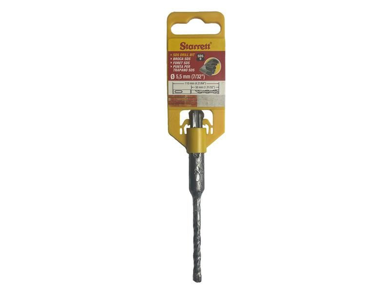 Starrett SDS Plus 2 Point Drill Bit 5.5 x 110mm Starrett - Dynamic Drive