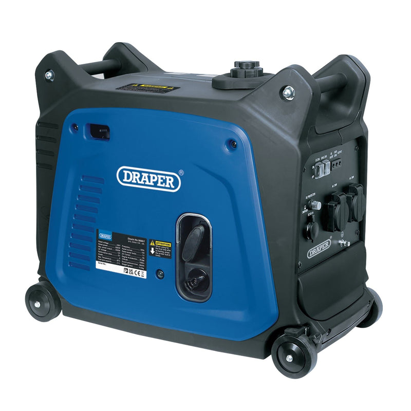 Draper Petrol Inverter Generator, 2300W 95197 Draper - Dynamic Drive