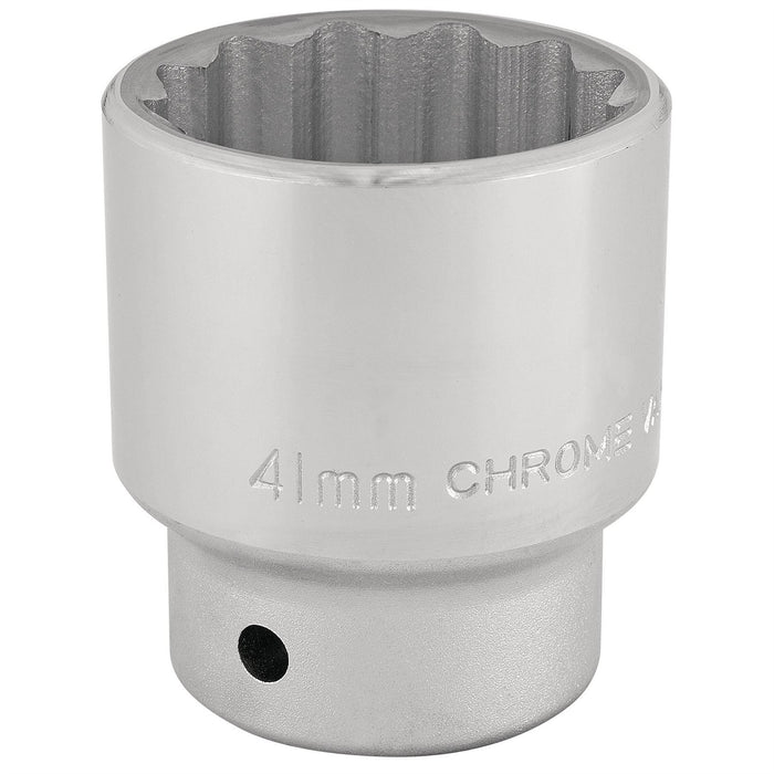 Draper 12 Point Socket, 3/4" Sq. Dr., 41mm 16704 Draper - Dynamic Drive