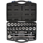 Draper Combined MM/AF Socket Set, 3/4" Sq. Dr., Black (26 Piece) 48329 Draper - Dynamic Drive