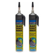 2x Wynns Black Gasket Maker 200ml 57680 for Filling & Bonding Instant Gasket Wynns - Dynamic Drive