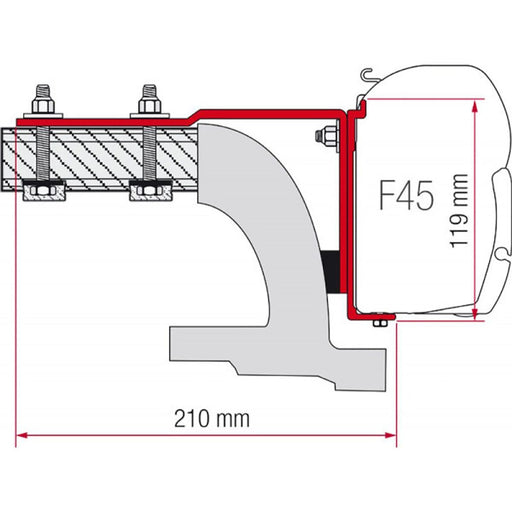Fiamma Kit for Mercedes Vito: Easy to Install Accessory for Your Van Fiamma - Dynamic Drive