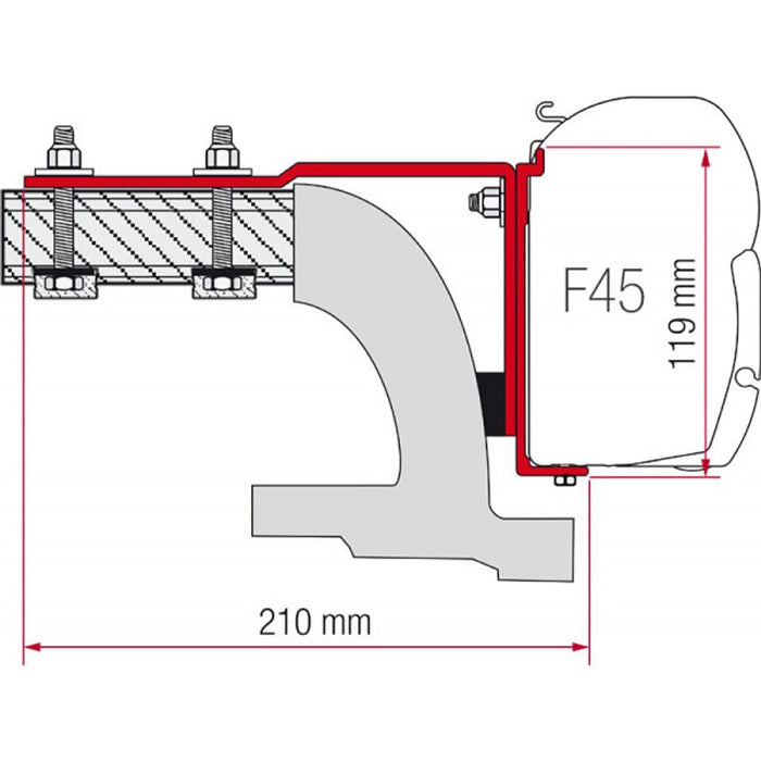Fiamma Kit for Mercedes Vito: Easy to Install Accessory for Your Van Fiamma - Dynamic Drive
