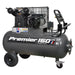 Sealey Air Compressor 150L Belt Drive 3hp with Front Control Panel SAC3153B Sealey - Dynamic Drive