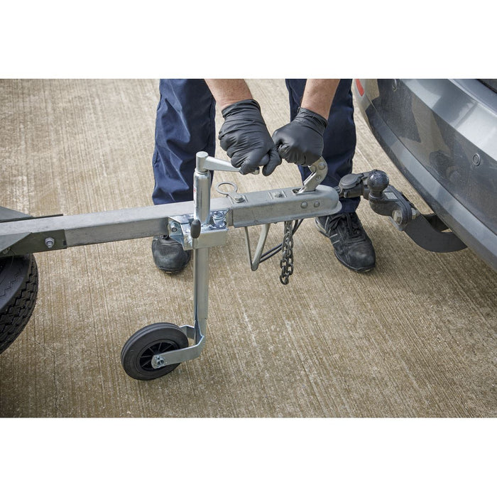 Sealey Jockey Wheel & Clamp35mm150mm Solid Wheel TB371 Sealey - Dynamic Drive