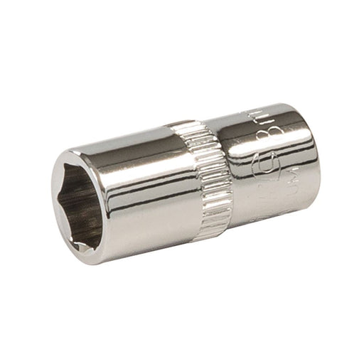 Silverline Socket 1/4" Drive 6pt Metric 8mm Silverline - Dynamic Drive