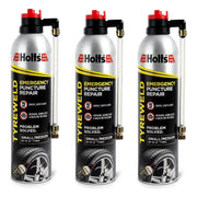 3x Holts Tyre Weld And Emergency Puncture Repair 400ml Holts - Dynamic Drive
