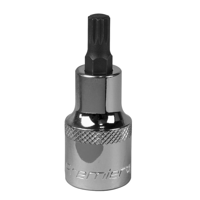 Sealey Spline Socket Bit M8 1/2"Sq Drive SBS013 Sealey - Dynamic Drive
