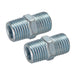 Silverline Air Line Equal Union Connector 2pk 1/4" BSPT Silverline - Dynamic Drive