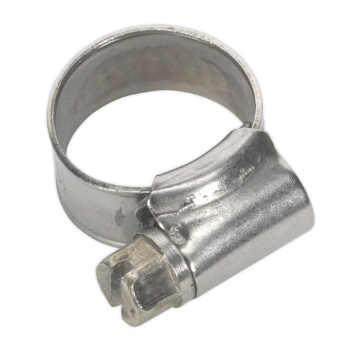 Sealey Hose Clip Stainless Steel 10-16mm Pack of 10 SHCSS000 Sealey  - Dynamic Drive