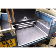 Sealey Vinyl Floor Tile Peel & Stick Backing-Silver Treadplate Pk16 FT1S Sealey  - Dynamic Drive
