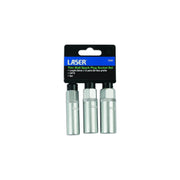 Laser Thin Wall Spark Plug Socket Set 3/8"D 3pc 7295 Laser - Dynamic Drive
