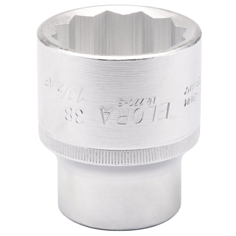 Draper Elora Bi-Hexagon Socket, 38mm-1.1/2" 3/4" Sq. Dr. 00814 Draper - Dynamic Drive