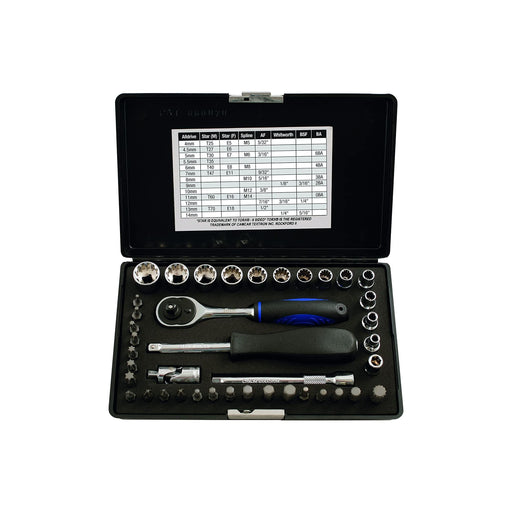 Laser Alldrive Socket & Bit Set 1/4"D 40 pc 3568 Laser - Dynamic Drive