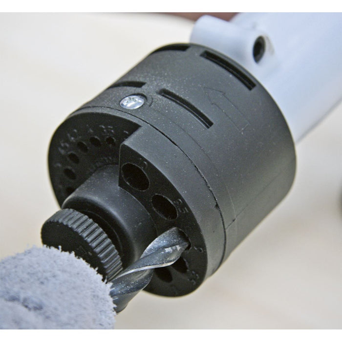 Sealey Drill Bit Sharpener Manual 43mm Collar 3-10mm HSS Cobalt Bits Sharpening Sealey  - Dynamic Drive