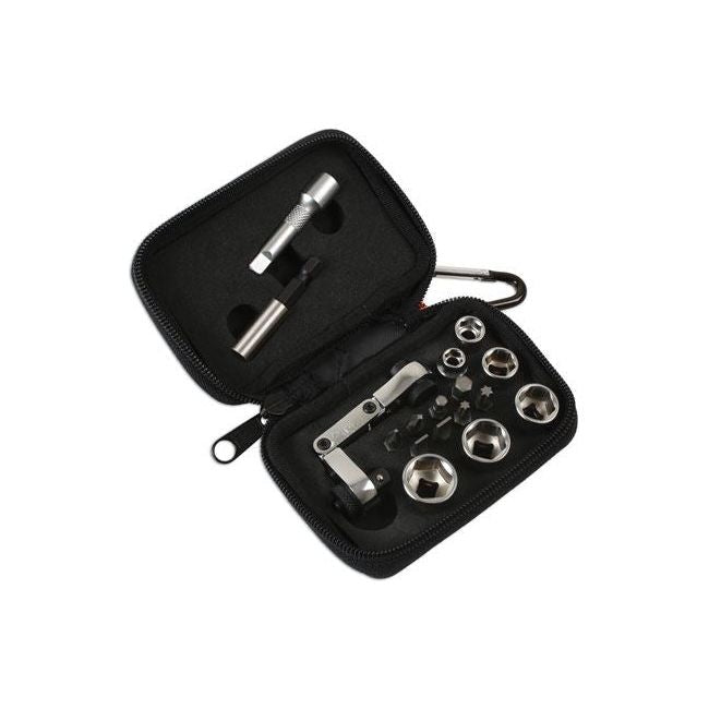Laser Mini Flexi Ratchet Socket and Bit Set 17pc 6945 Laser - Dynamic Drive
