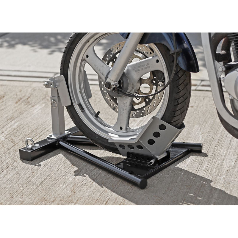 Sealey Motorcycle Front Wheel Chock Heavy-Duty FPS7 Sealey - Dynamic Drive