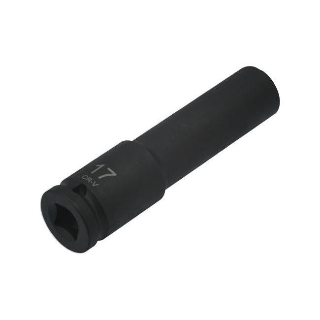 Laser Extra Deep Impact Socket 1/2"D 17mm 7765 Laser - Dynamic Drive