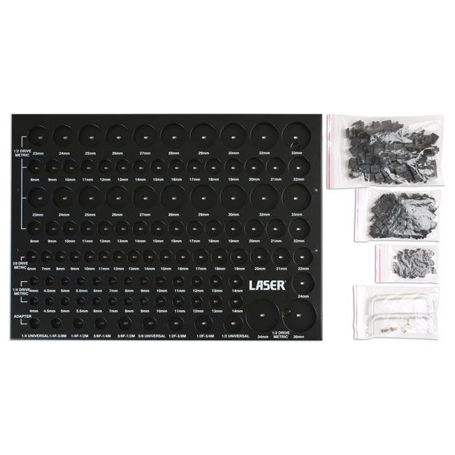 Laser Socket Drawer Organiser 6963 Laser - Dynamic Drive