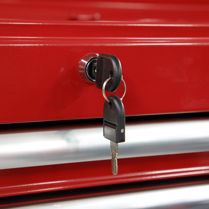 Sealey Rollcab 13 Drawer with Ball-Bearing Slides Red AP5213T Sealey - Dynamic Drive
