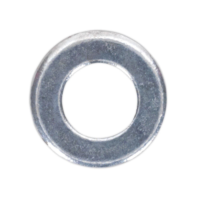 Sealey Flat Washer M4 x 9mm Form A Zinc DIN 125 Pack of 100 FWA49 Sealey  - Dynamic Drive