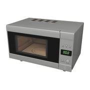 Flatbed Microwave in Silver Without Rotating Plate (230V, 700W, 20L) Nova - Dynamic Drive