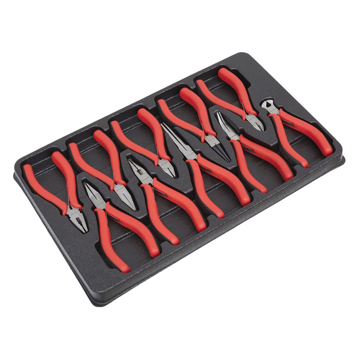 Sealey Premier 10pc Mini Pliers Set Spring Loader Plier Precision Craft Model Sealey  - Dynamic Drive