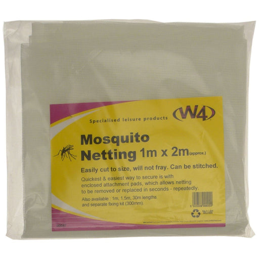 W4 Mosquito Net/Fixers 1Mx2M Grey 00022 W4 - Dynamic Drive