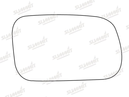 Summit Stick-On Standard Mirror Glass fits Kia Mentor I II RHS Summit - Dynamic Drive
