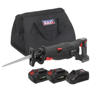 Sealey Brushless Reciprocating Saw 20V SV20 Series Kit 2 Batteries CP20VRSXKIT Sealey - Dynamic Drive