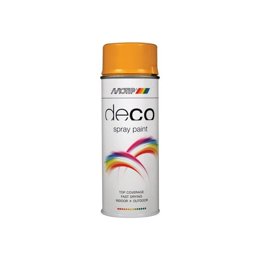 Motip® Deco Spray Paint High Gloss RAL 1004 Gold Yellow 400ml MOTIP® - Dynamic Drive