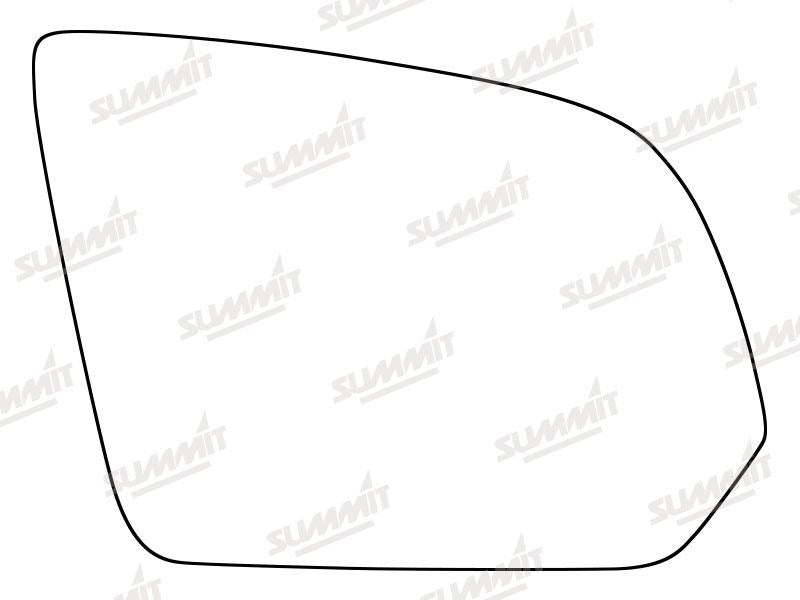 Summit Stick-On Standard Mirror Glass fits Mercedes V Class 14 on RHS Summit - Dynamic Drive