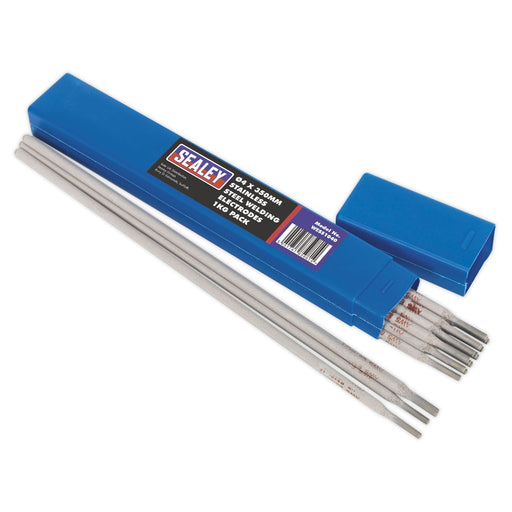 Sealey Welding Electrodes Stainless Steel4 x 350mm 1kg Pack WESS1040 Sealey - Dynamic Drive