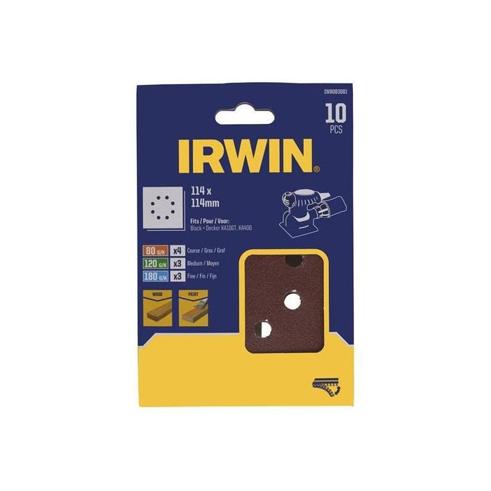 Irwin® 1/4 Punched Sanding Sheet Set, 10 Piece IRWIN® - Dynamic Drive