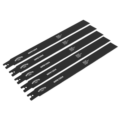 Sealey Pipe Saw Blade 300 x 25 x 1mm 10-14tpi Pack of 5 WPS1004 Sealey - Dynamic Drive