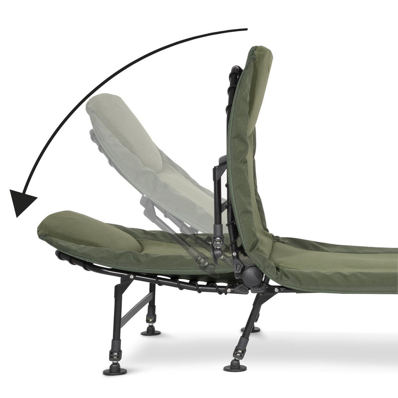 Dellonda Adjustable Bedchair with Fleece Mattress & Pillow DL78 Dellonda - Dynamic Drive