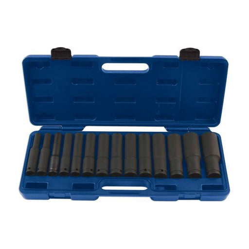 Laser Extra Deep Impact Socket Set 1/2"D 14pc 7759 Laser - Dynamic Drive